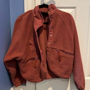 Free People Hit The Slopes fleece jacket